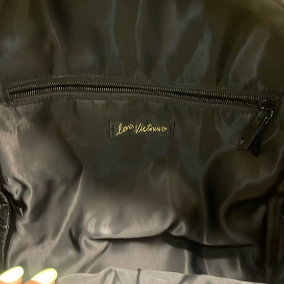 Victorias Secret Leopard Backpack with chain detail main image 16